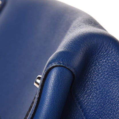 Christian Dior Supple Grained Calfskin Large Open Bar Tote Blue 15 of 15