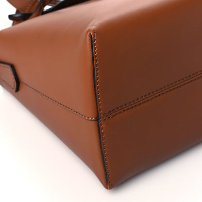 Fendi Vitello King Logo Embossed Medium By The Way Boston Bag Cuoio 9 of 10
