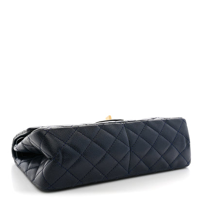 Chanel Caviar Quilted 2.55 Reissue 226 Flap Navy Blue 4 of 13