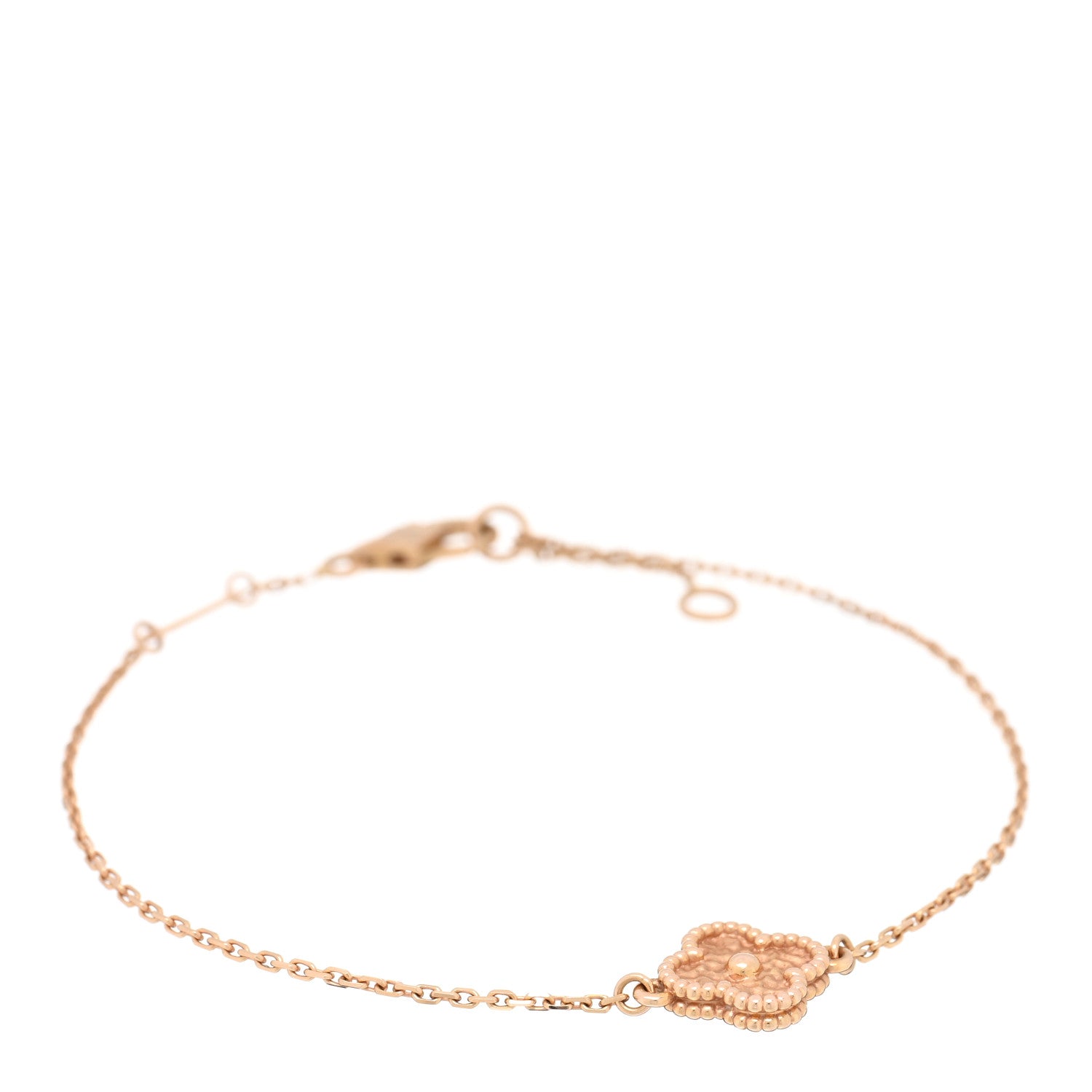Van Cleef & Arpels 18K Rose Gold Sweet Alhambra Bracelet 1 of 3