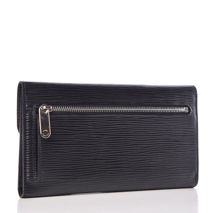 Louis Vuitton Epi Eugenie Wallet Black 3 of 11