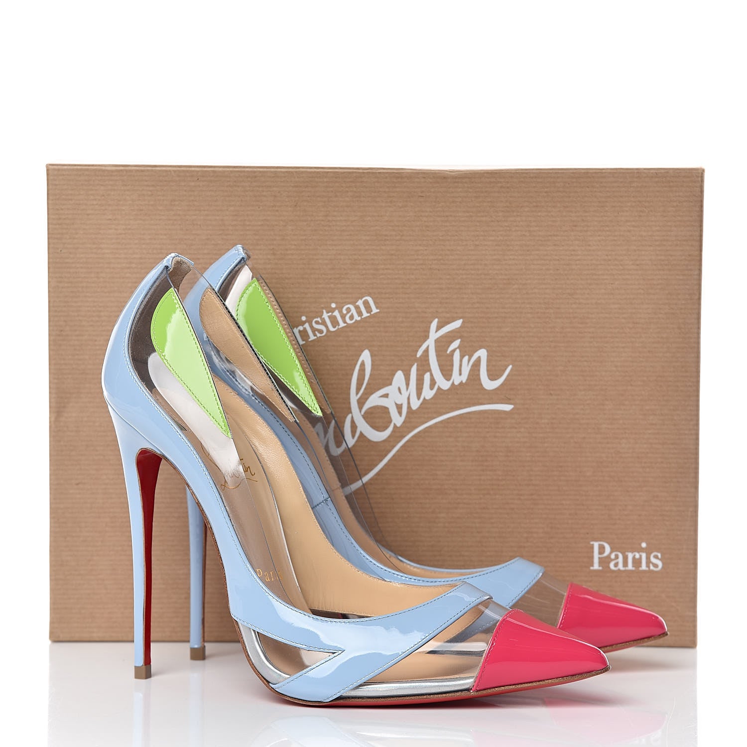 Christian Louboutin Patent PVC Blake is Back 120 Pumps 38.5 Version Multi 11 of 11