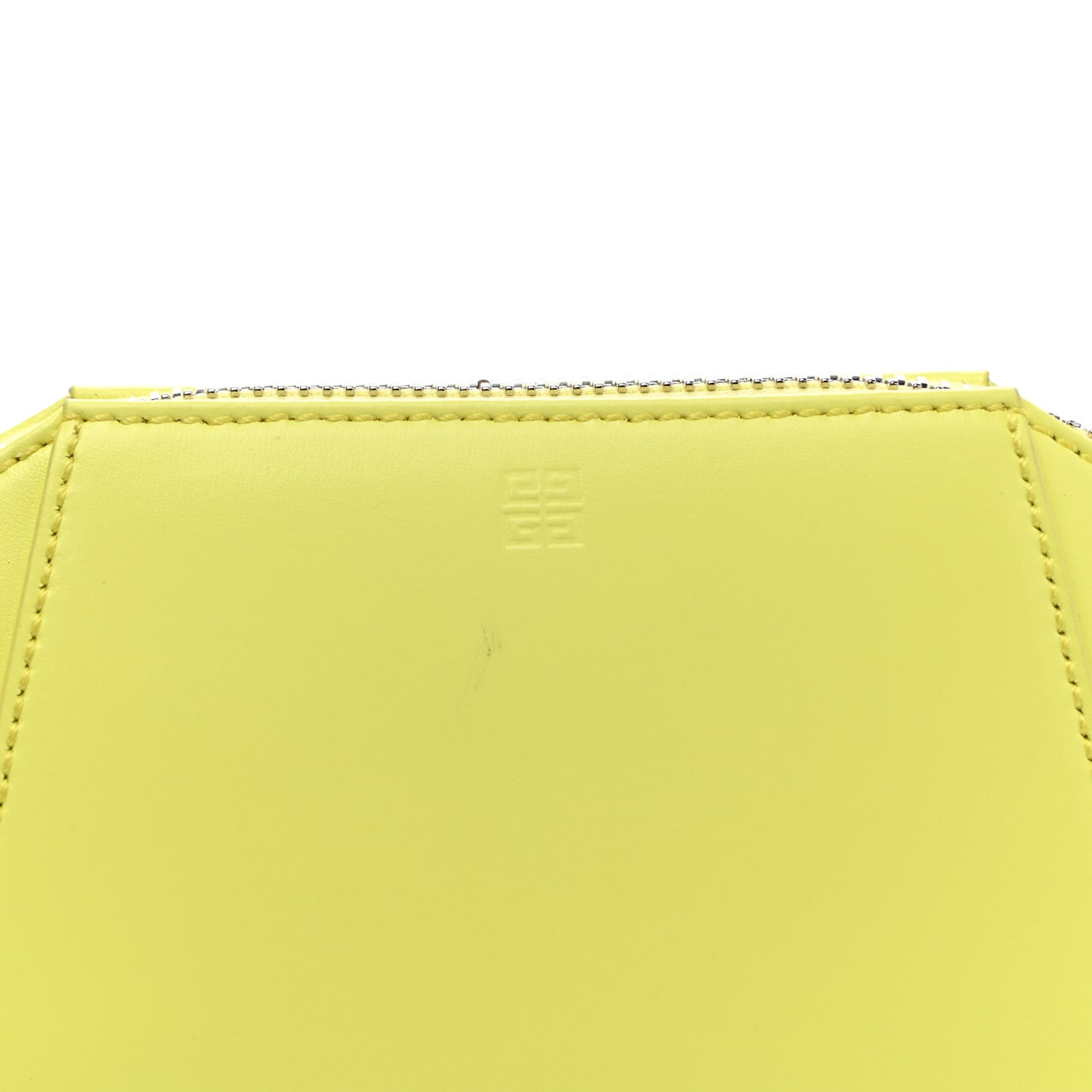 Smooth Calfskin Nano Antigona Acid Yellow