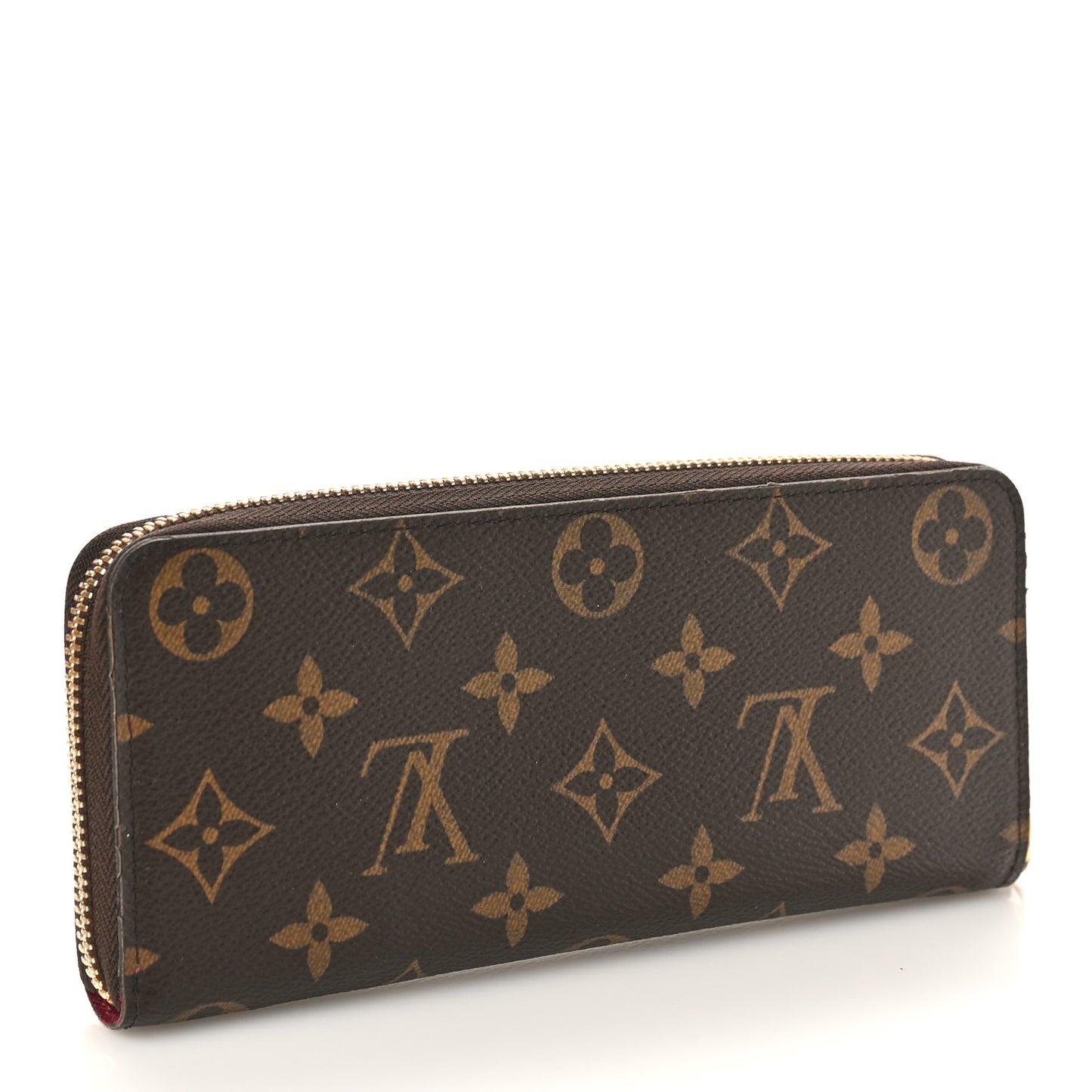 Monogram Clemence Wallet Fuchsia
