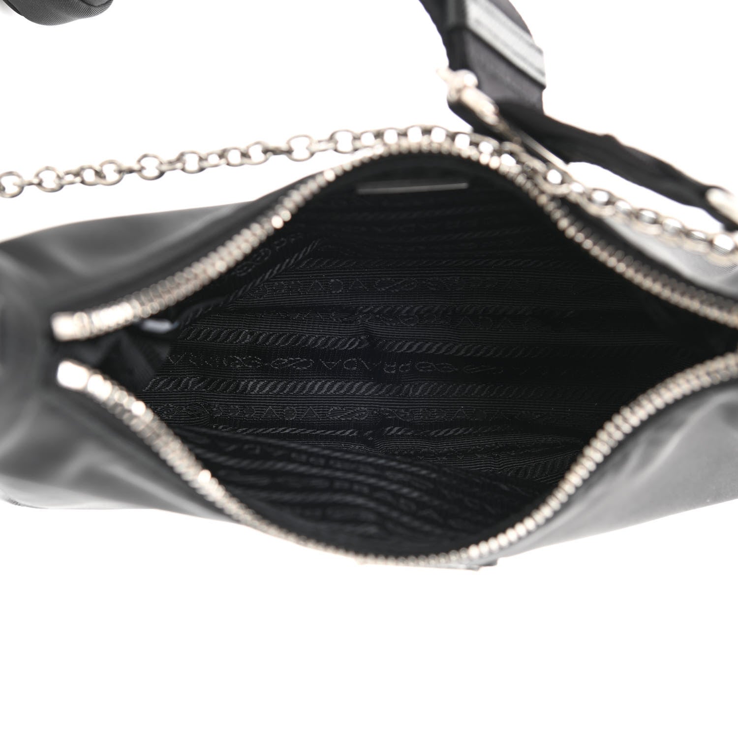 Prada Nylon Re-Edition 2005 Shoulder Bag Black 5 of 10