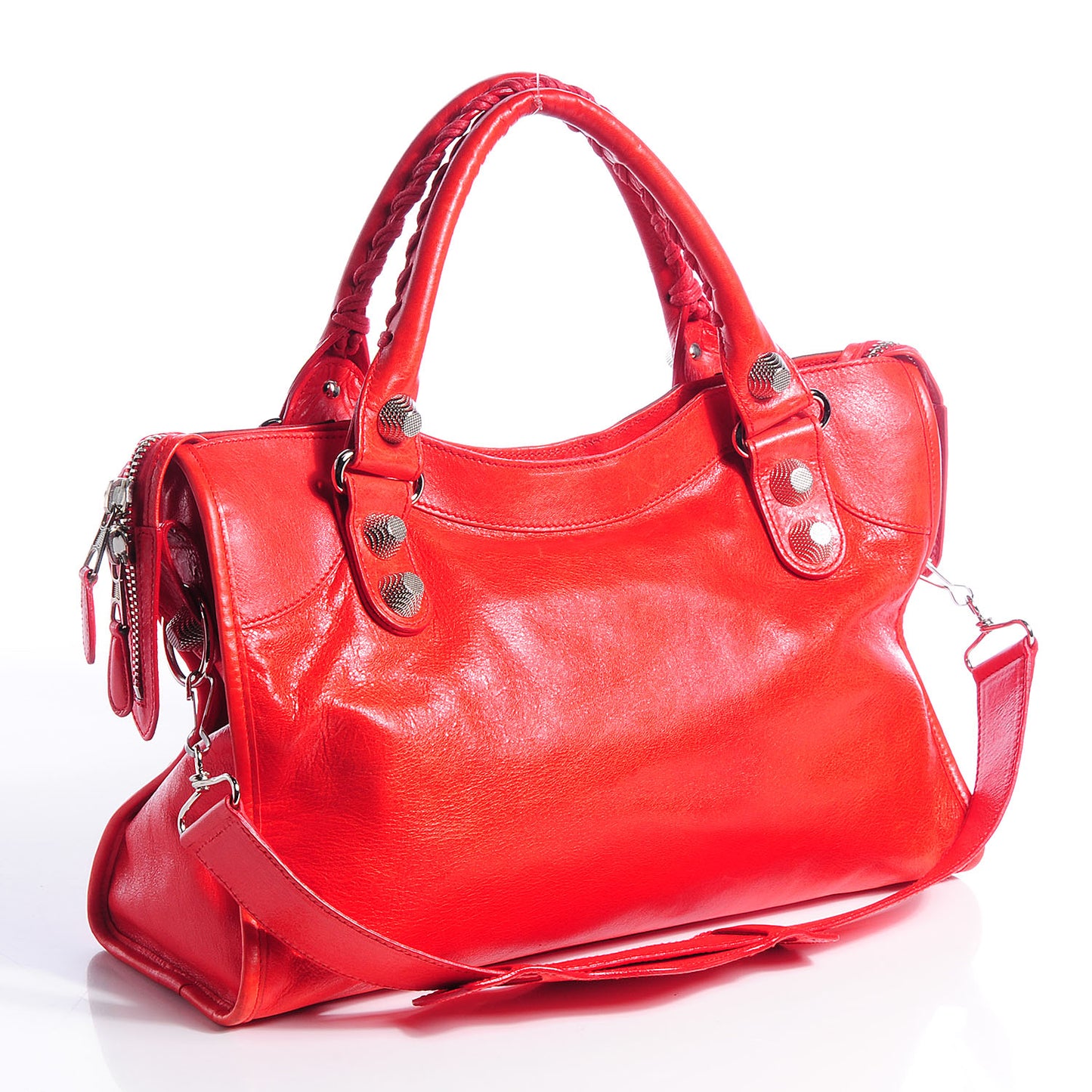 Agneau Giant 21 Silver Hardware City Vermillion