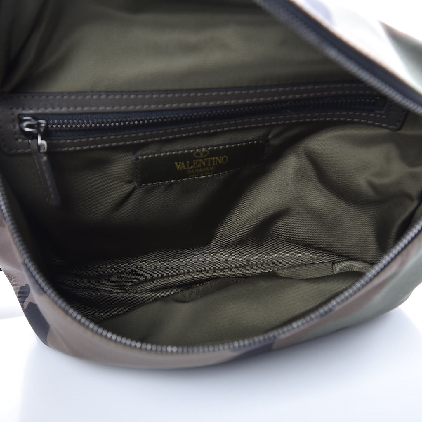 Nylon Nappa Camouflage Belt Bag Army Green