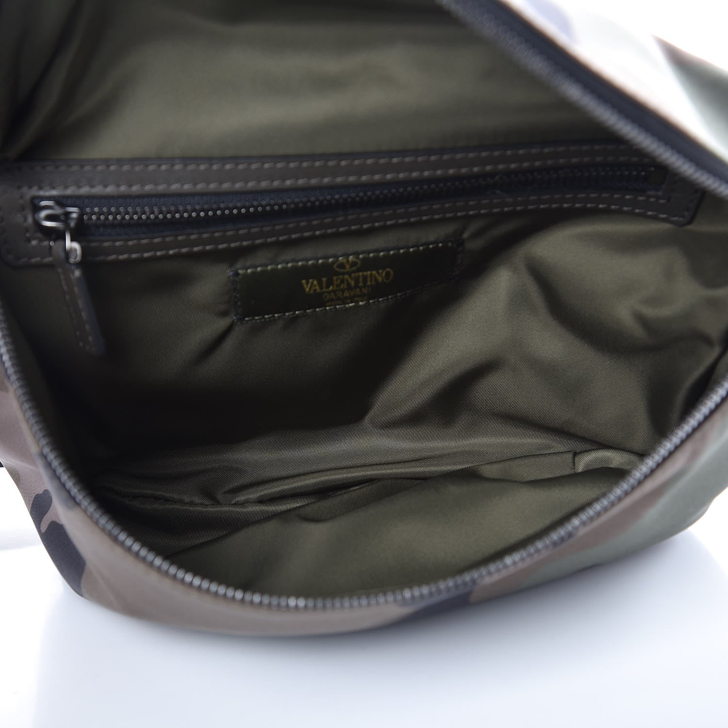 Valentino Garavani Nylon Nappa Camouflage Belt Bag Army Green 5 of 8