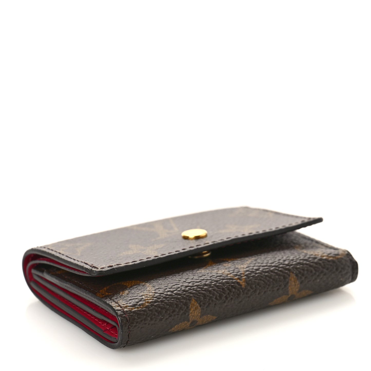 Monogram Micro Wallet Fuchsia