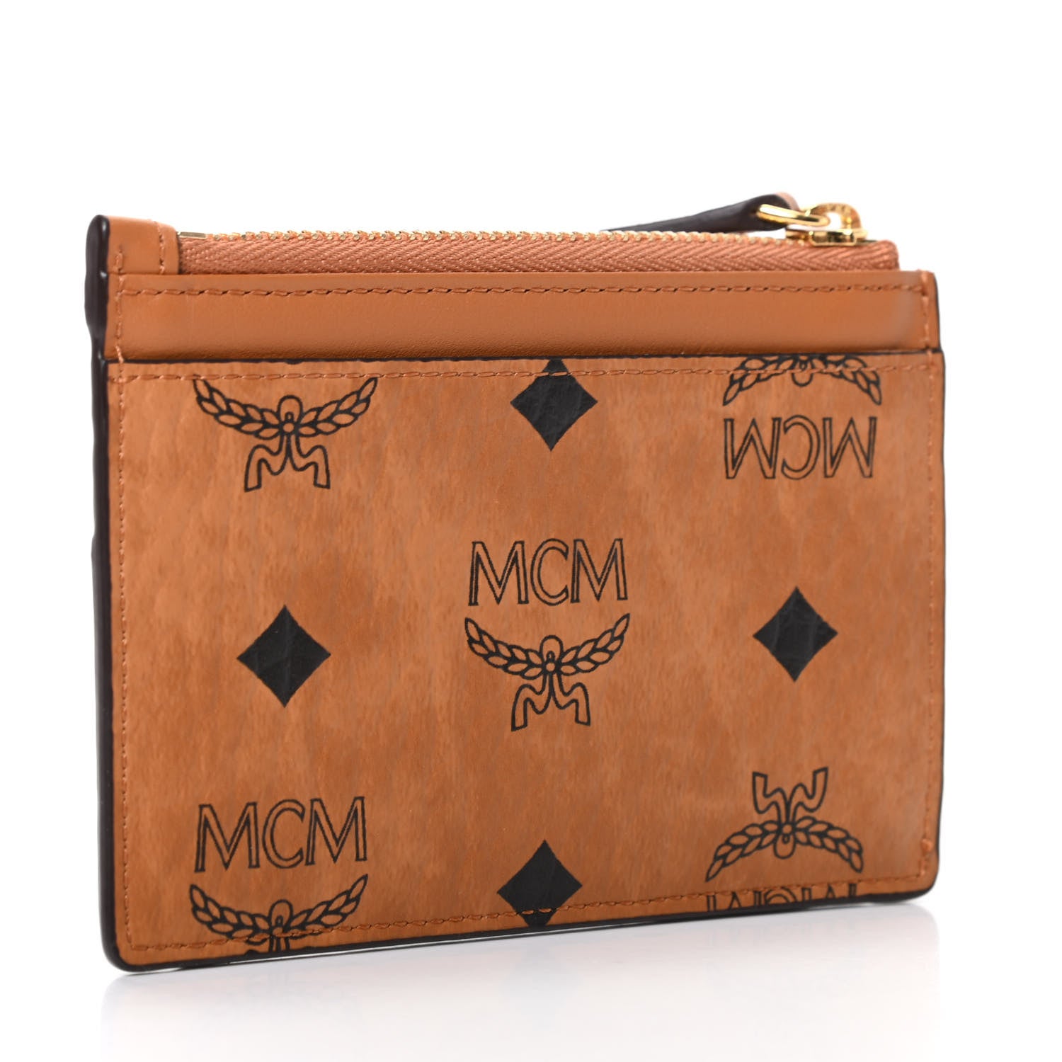 MCM Visetos Patricia Card Case Cognac 3 of 8