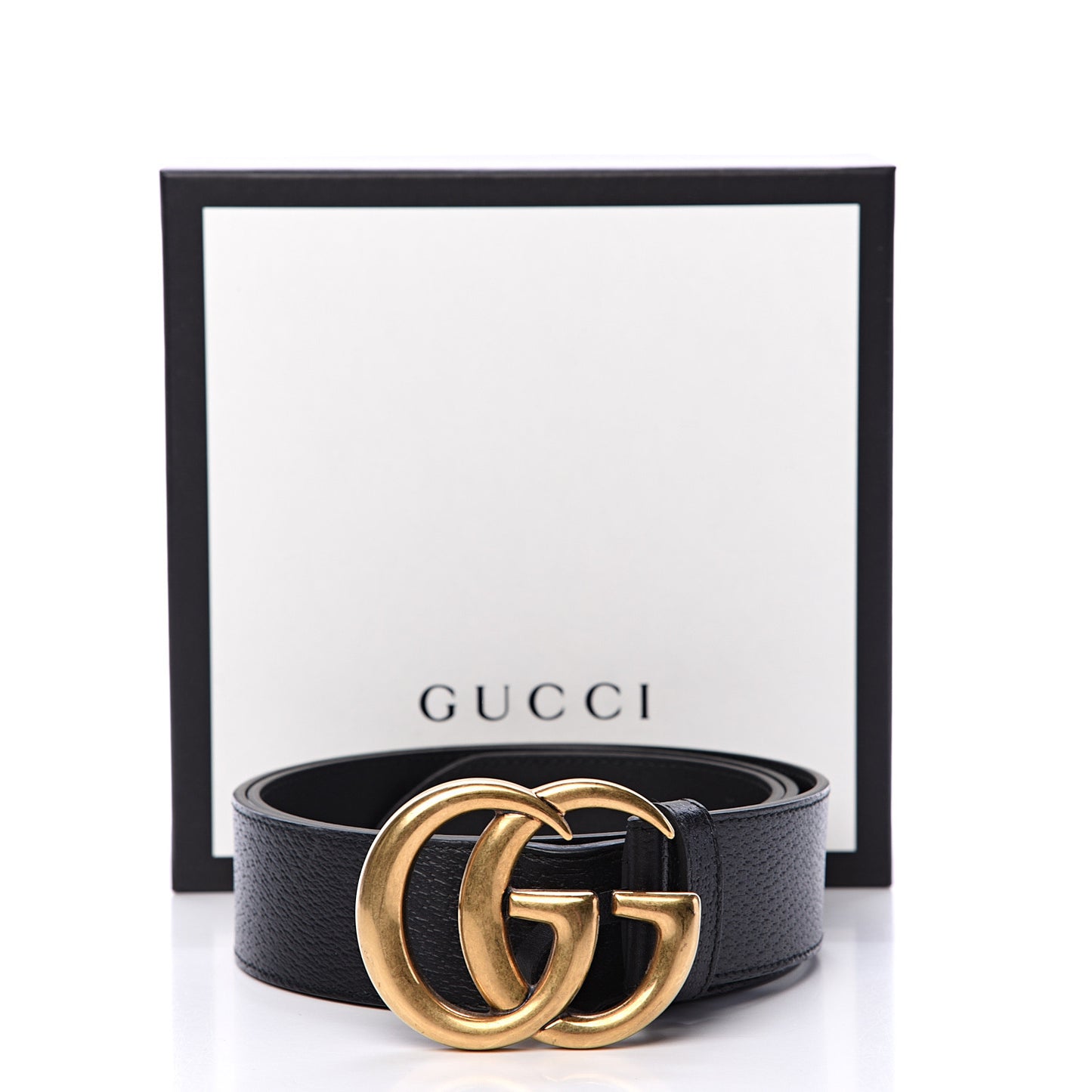 Textured Calfskin Double G 40mm Belt 95 38 Black