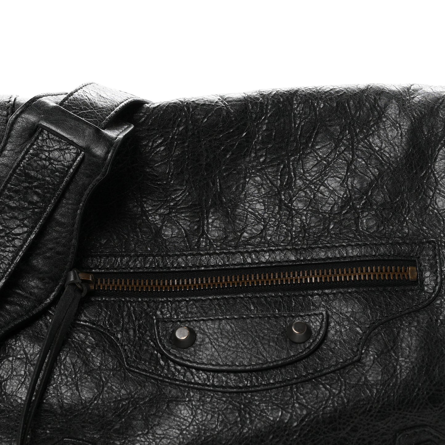 Agneau Classic Hardware Neo Folk Messenger Black