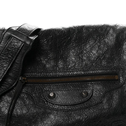 Balenciaga Agneau Classic Hardware Neo Folk Messenger Black 8 of 11