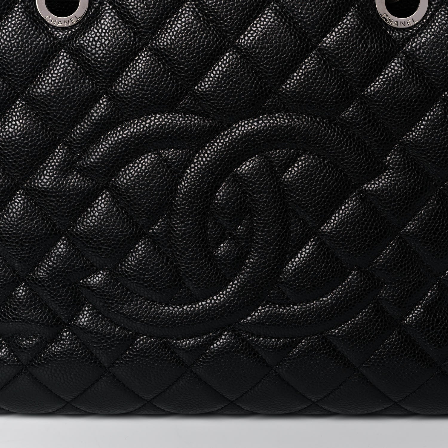 Chanel Caviar Quilted Grand Shopping Tote GST Black 8 of 15