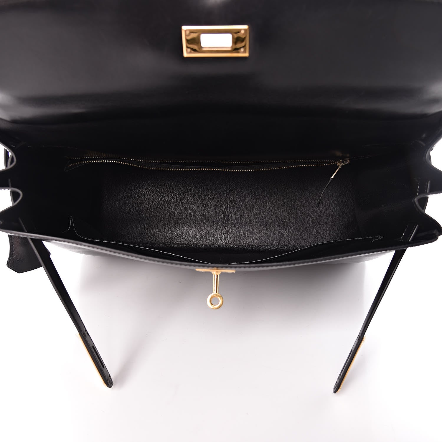 Hermes Box Kelly Retourne 35 Black 5 of 11