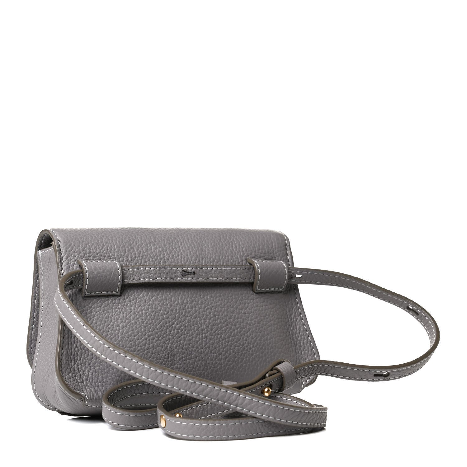 Chloe Calfskin Marcie Convertible Belt Bag Cashmere Grey 4 of 14