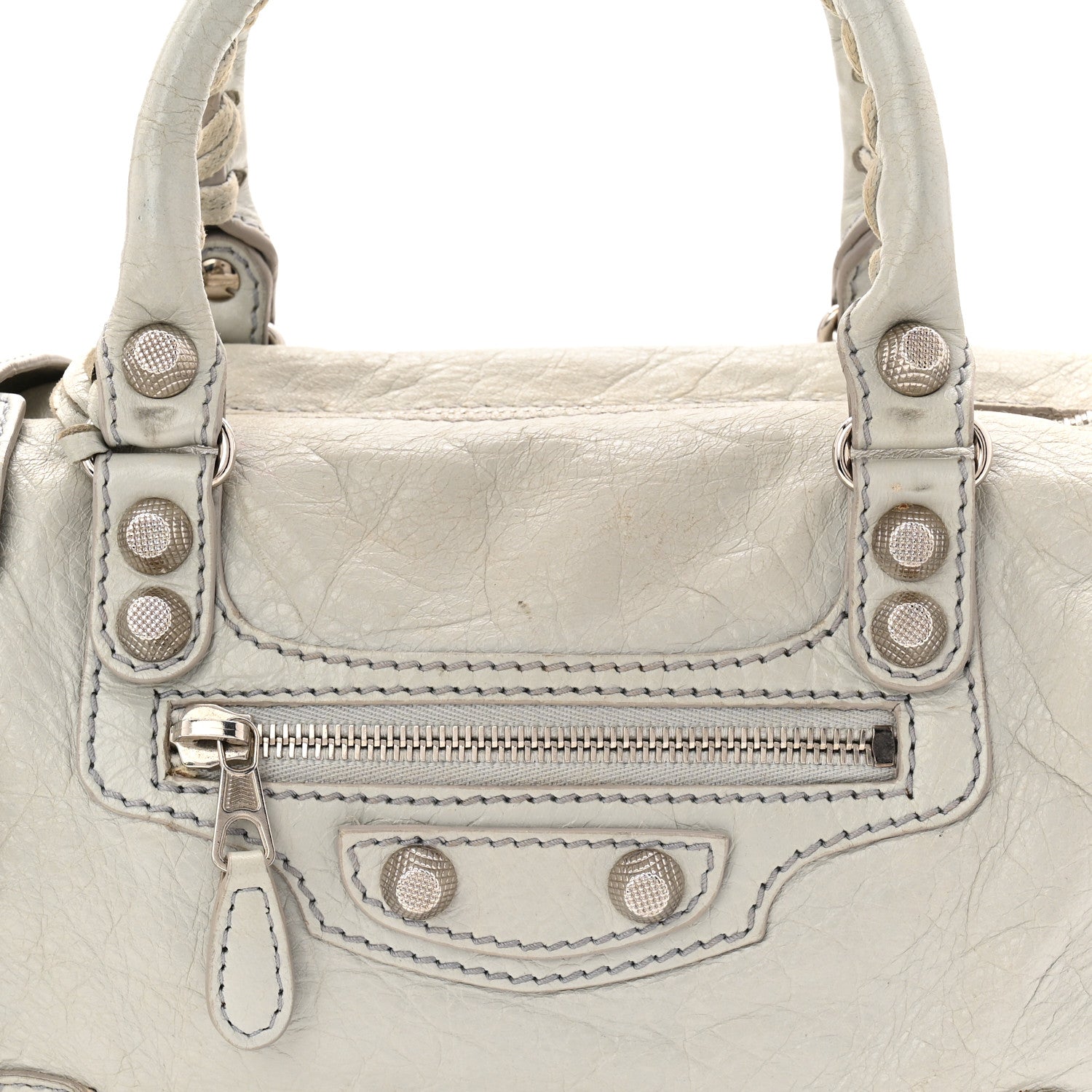 Balenciaga Agneau Giant 12 Silver Hardware Mini Twiggy Gris Glace 9 of 15