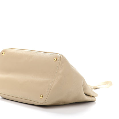 Prada Vitello Daino Tote Sabbia 8 of 9