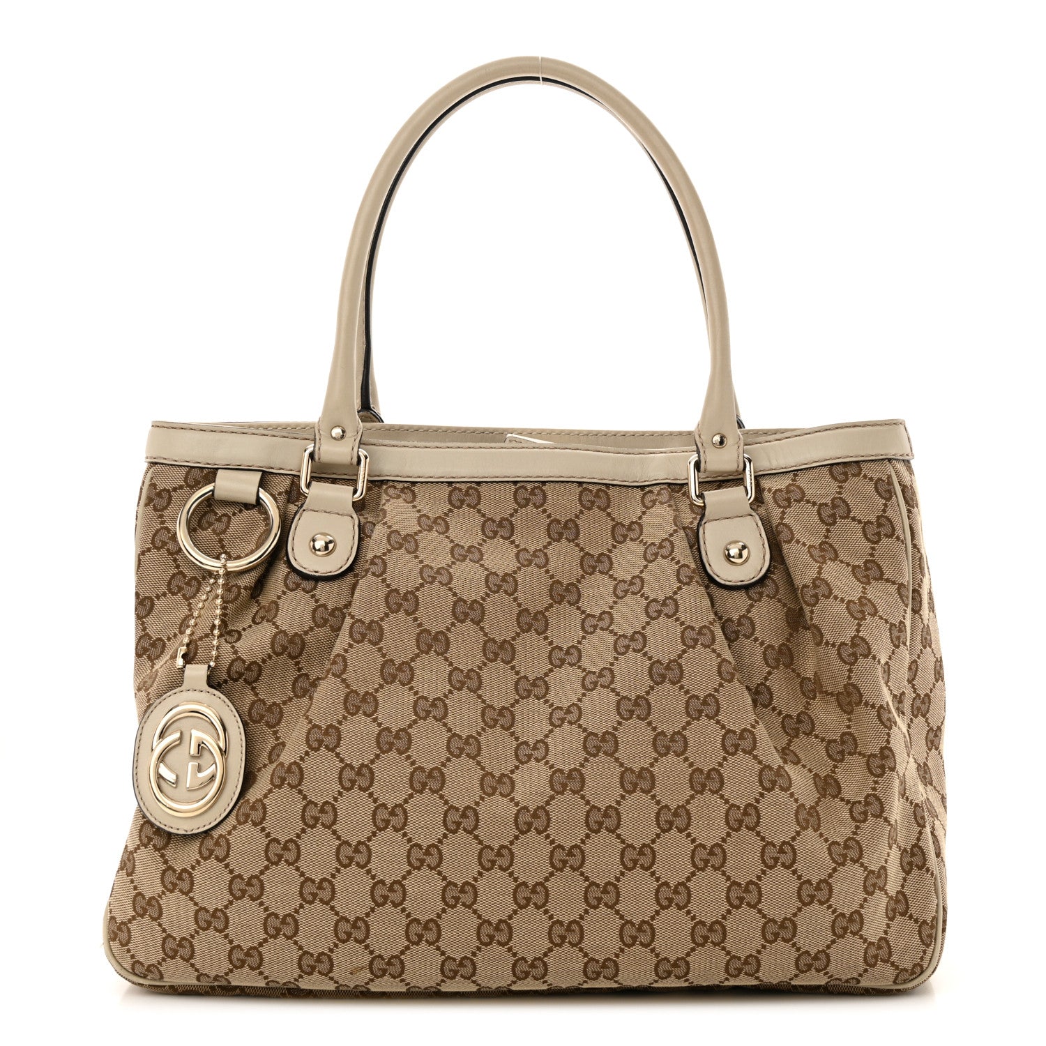 Gucci Monogram Medium Sukey Top Handle Tote Off White 1 of 12