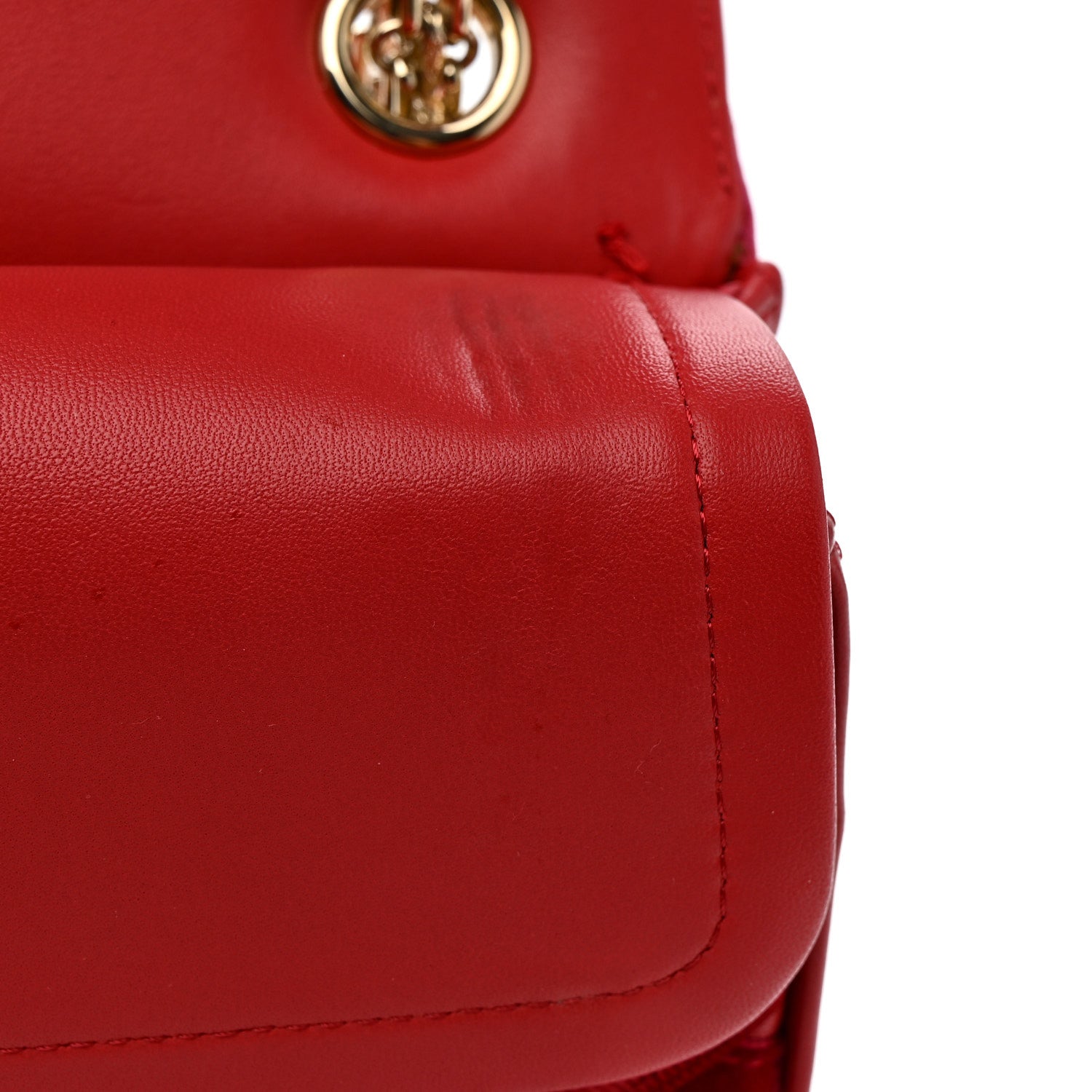 Chanel Lambskin Velvet Grosgrain Quilted 2.55 Reissue 225 Flap Red 17 of 19