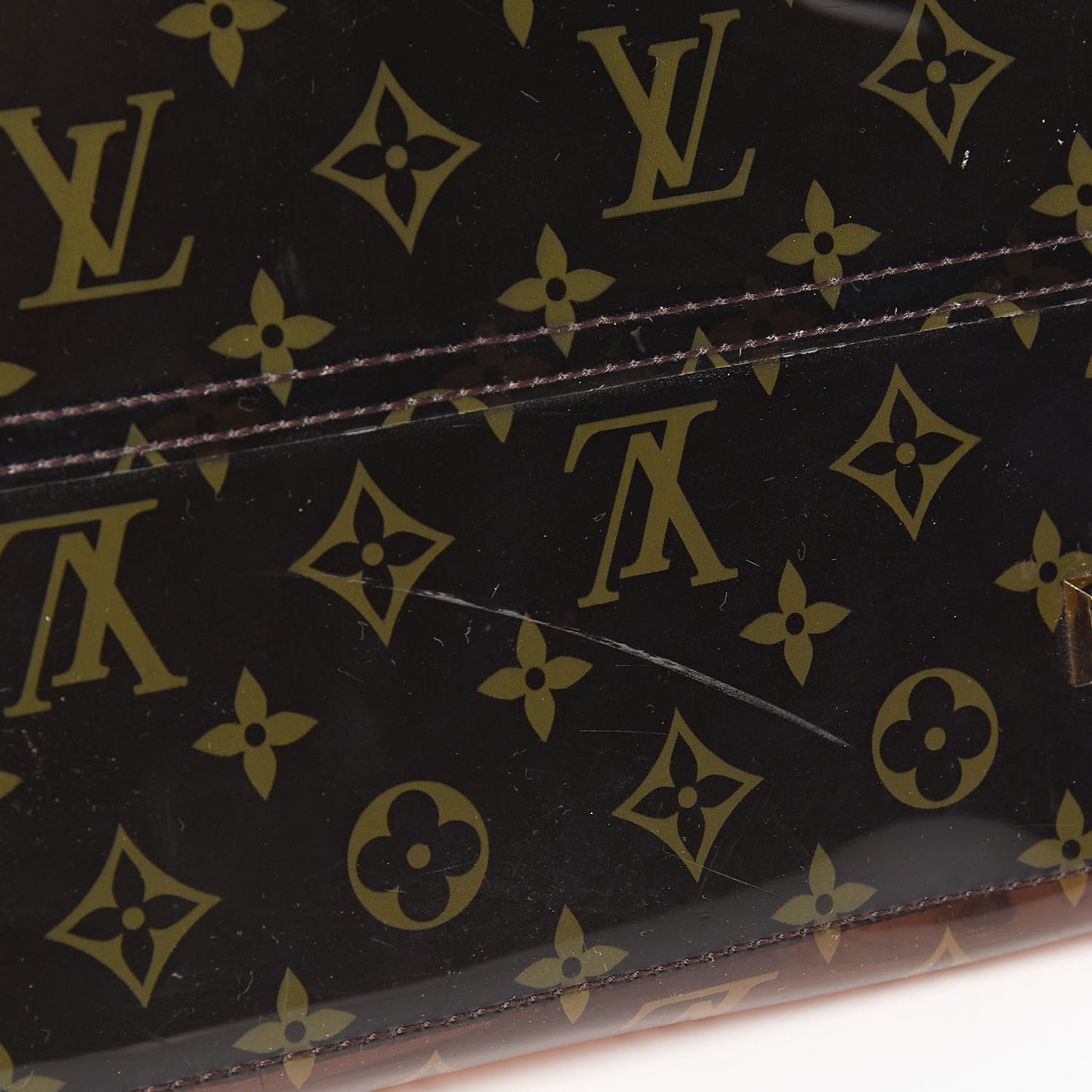 Vinyl Monogram Ambre Sac Cabas GM