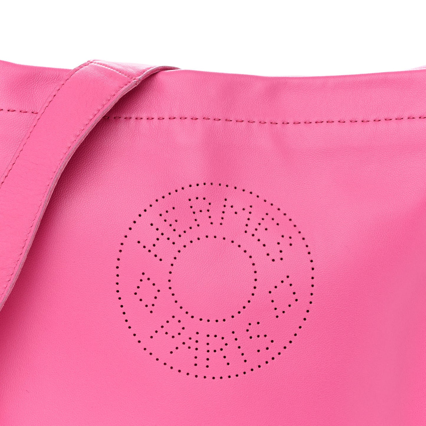 Lambskin Clou De Selle Pouch Rose Tyrien