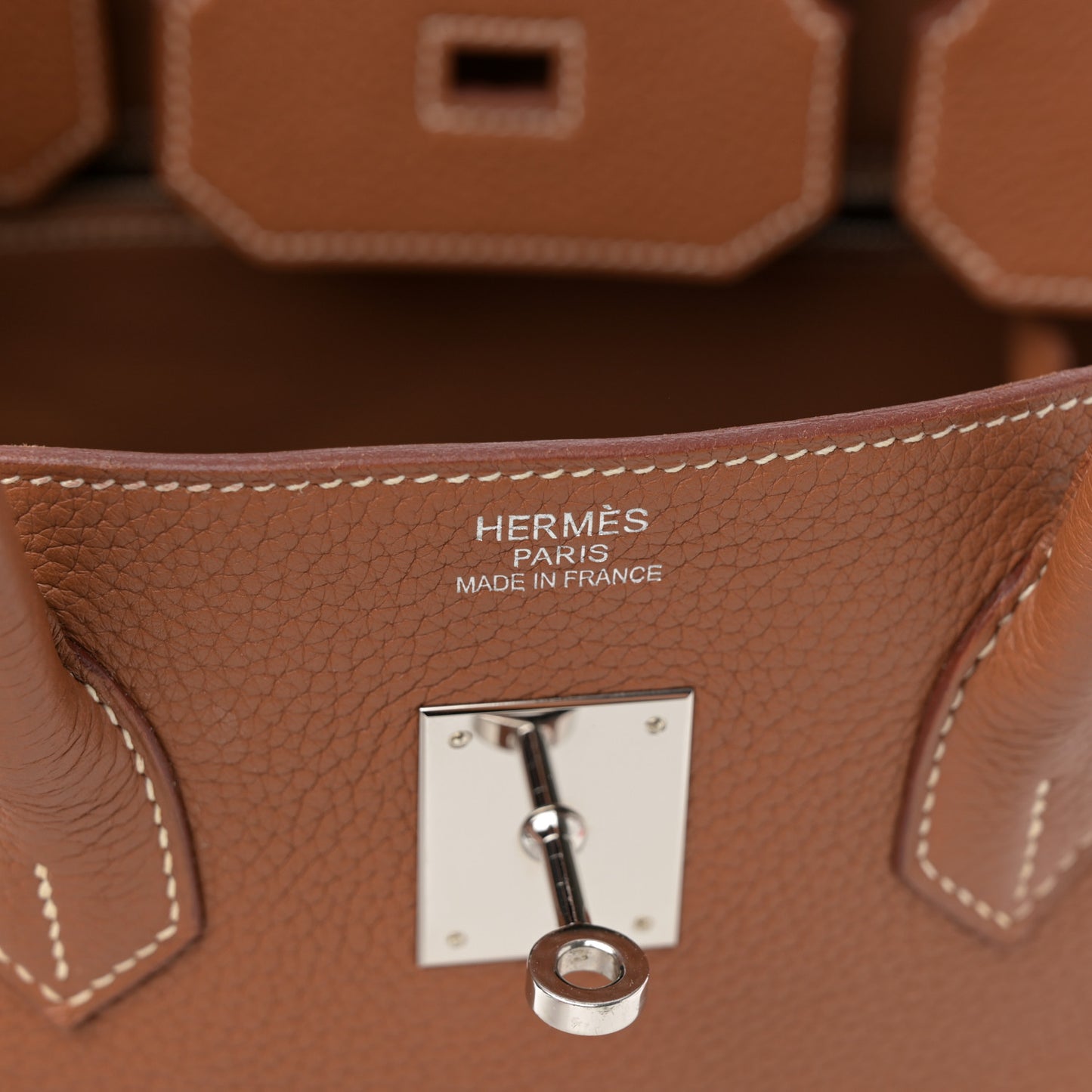 Taurillon Clemence Birkin 35 Gold