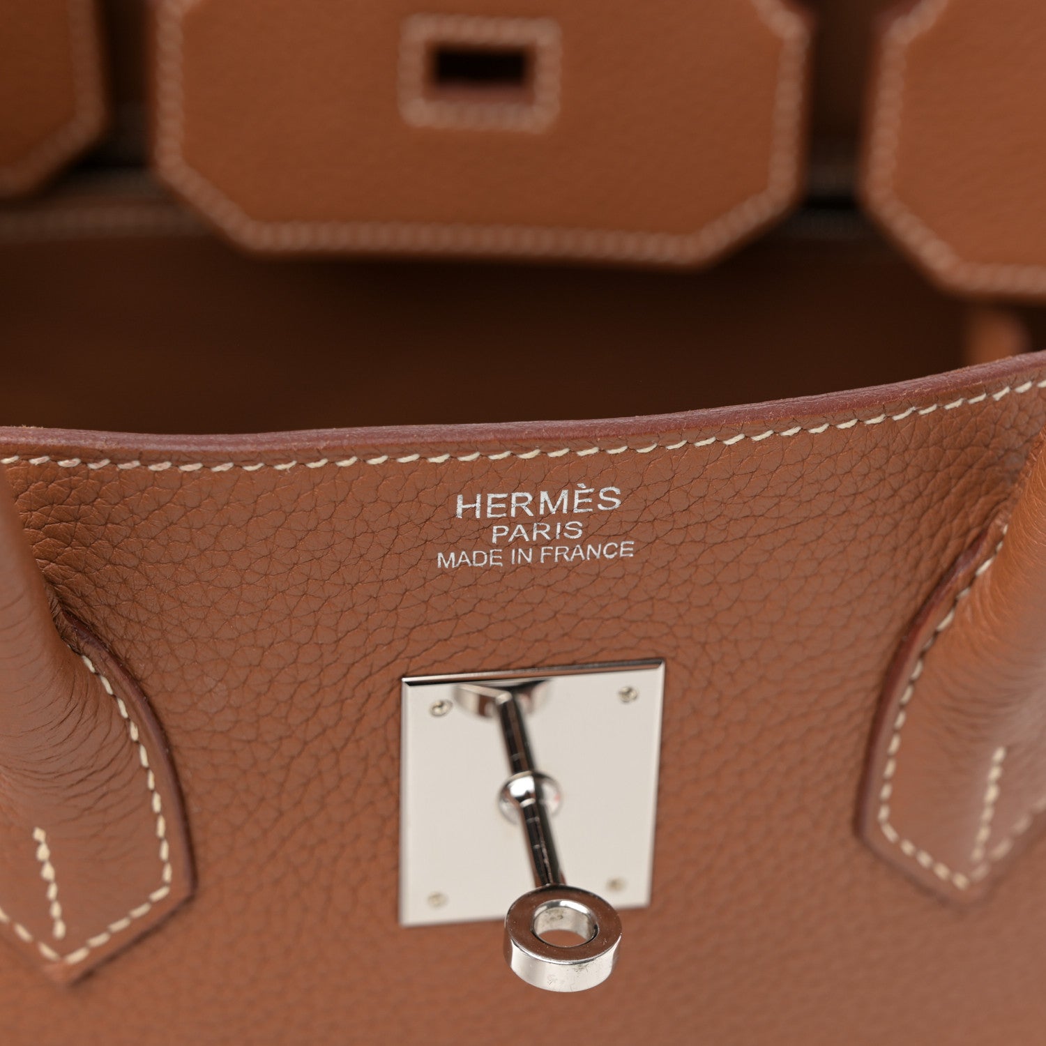 Hermes Taurillon Clemence Birkin 35 Gold 6 of 13