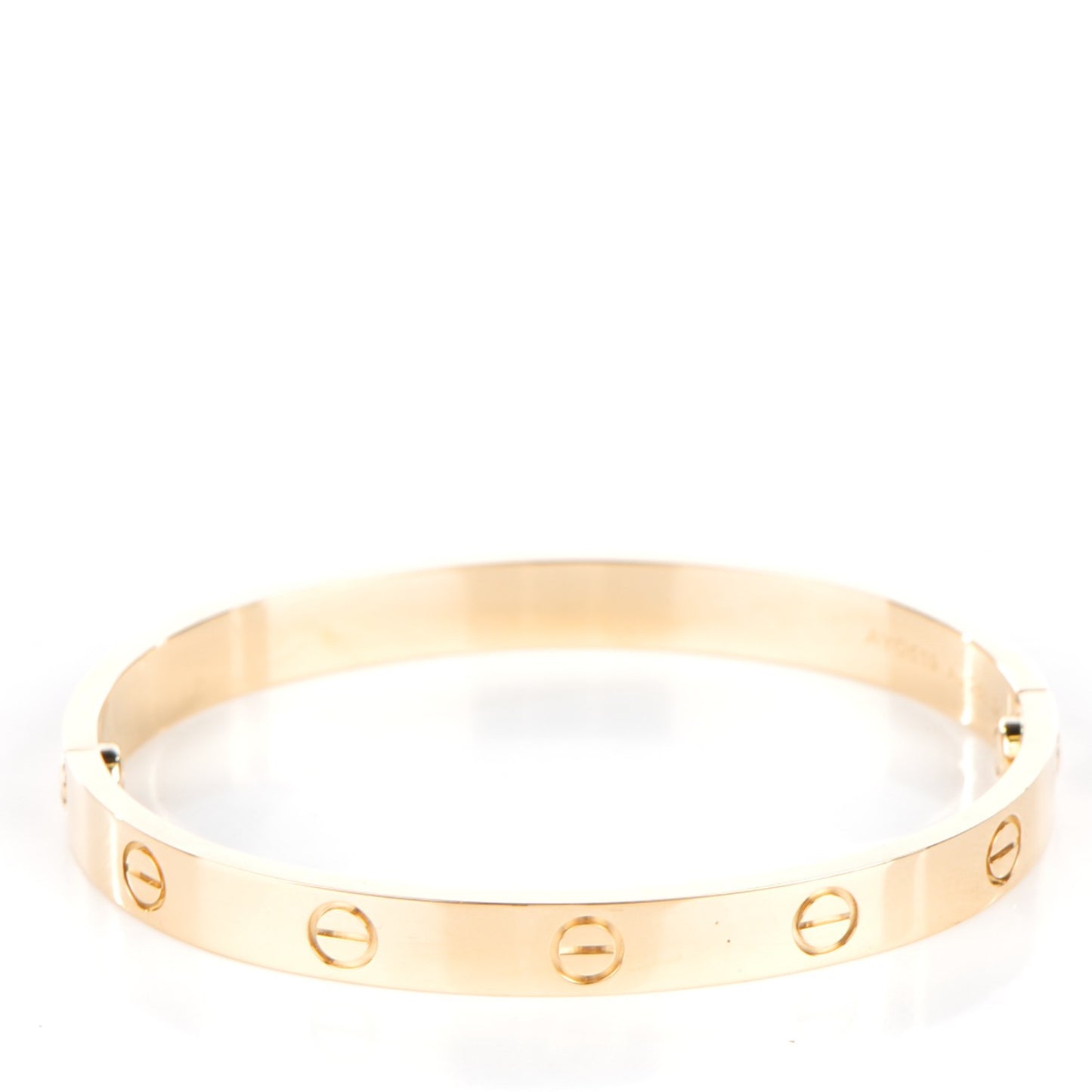 18K Yellow Gold LOVE Bracelet 17