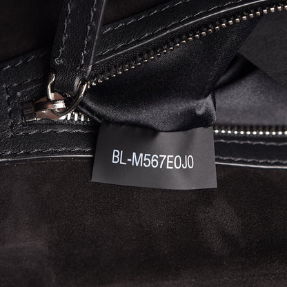 Valentino Garavani Vitello Crystal Loveblade Embellished Medium Glam Lock Rockstud Flap Black 9 of 12