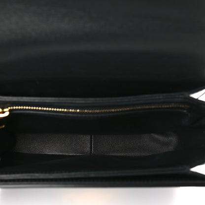 Celine Shiny Calfskin Teen Triomphe Black 5 of 9