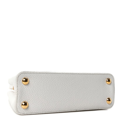 Louis Vuitton Taurillon Capucines BB Blanc Casse 4 of 10