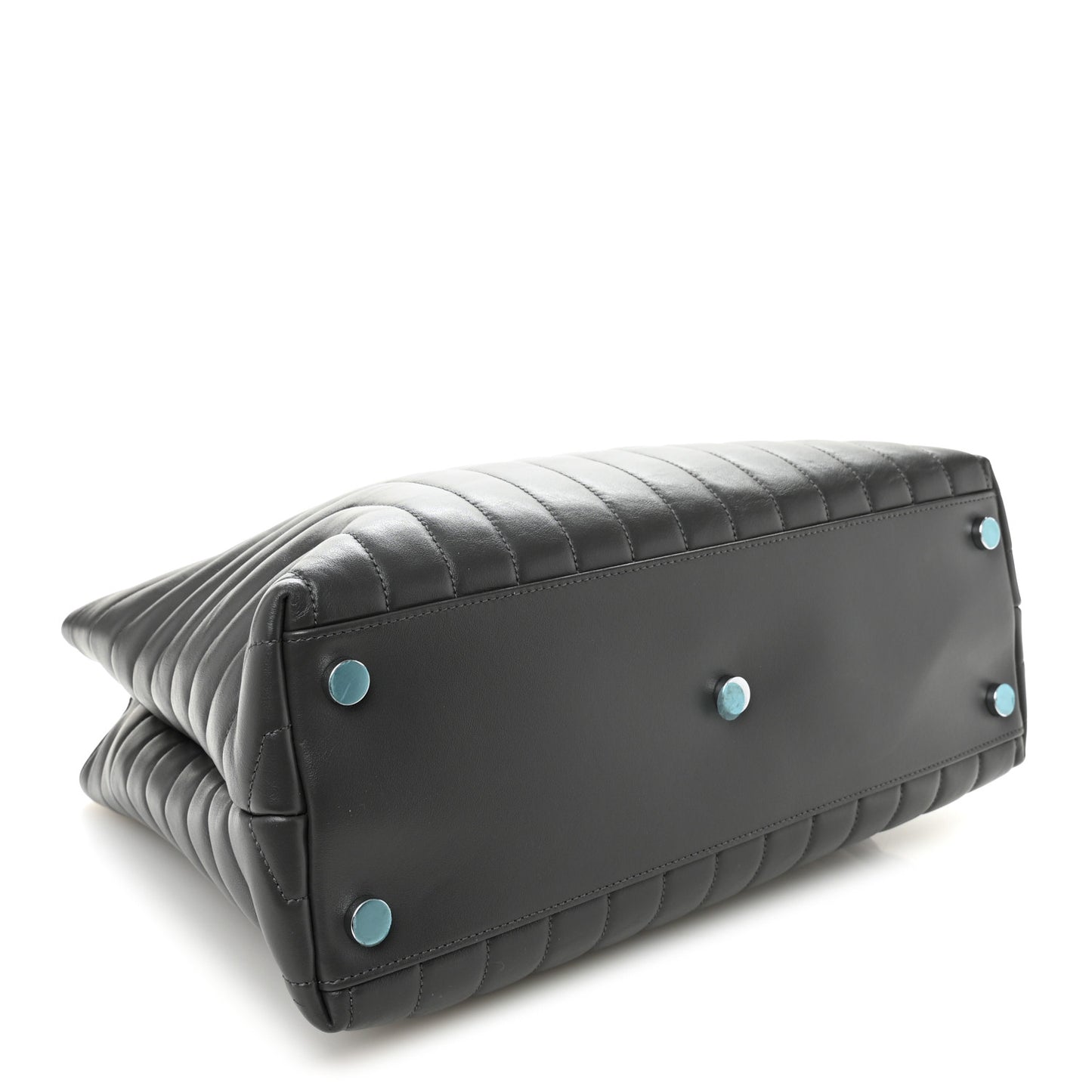 Calfskin Y Quilted Monogram Large Loulou Shopper Storm