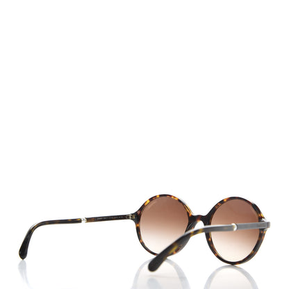 Chanel Acetate Pearl Round Sunglasses 5391 H Tortoise 4 of 8