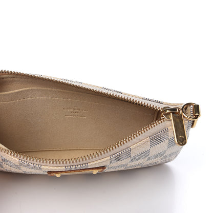 Louis Vuitton Damier Azur Pochette Milla MM 5 of 6