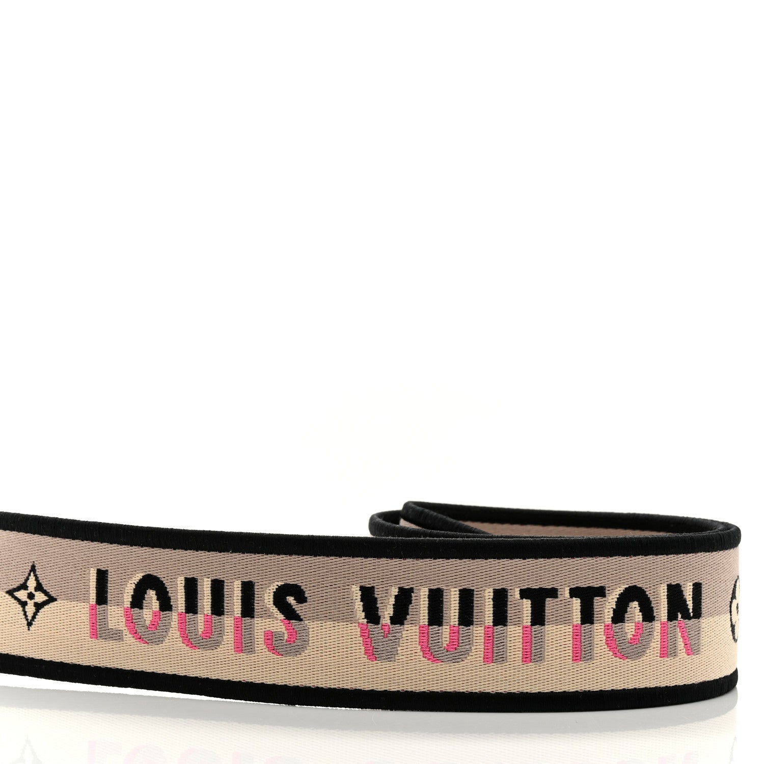 Louis Vuitton Jacquard Diane Shoulder Strap Black 3 of 4