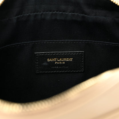 Saint Laurent Calfskin Matelasse Monogram Lou Camera Bag Dark Beige 6 of 14