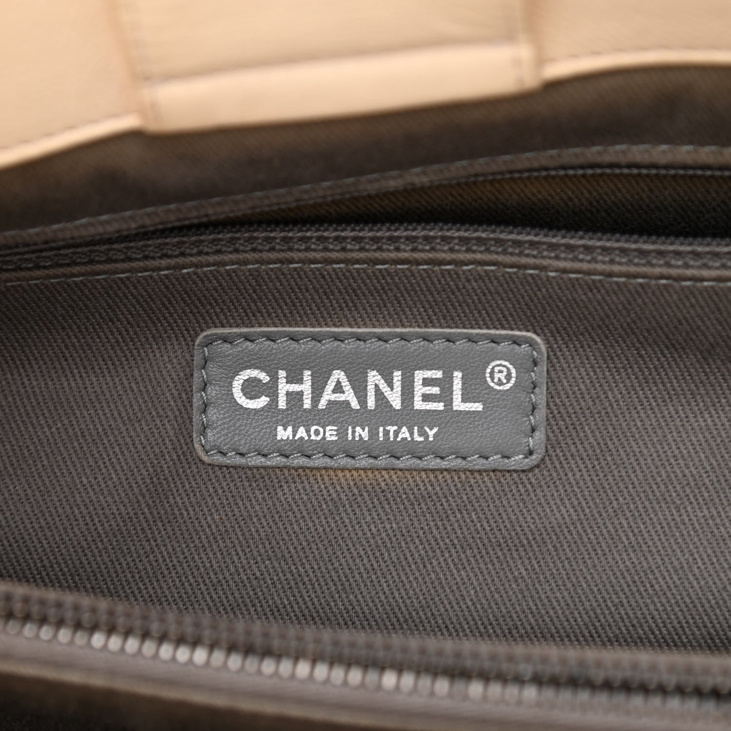 Chanel Calfskin Medium Stitch It Tote Beige 7 of 13