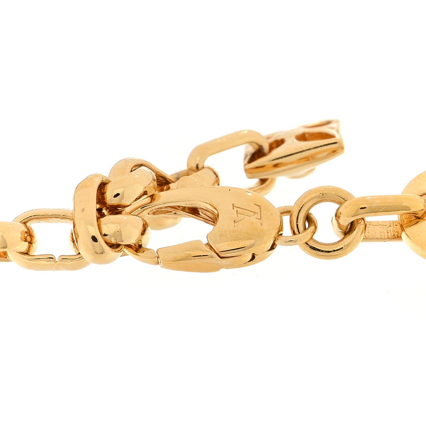 Metal Crazy In Lock Bracelet Gold