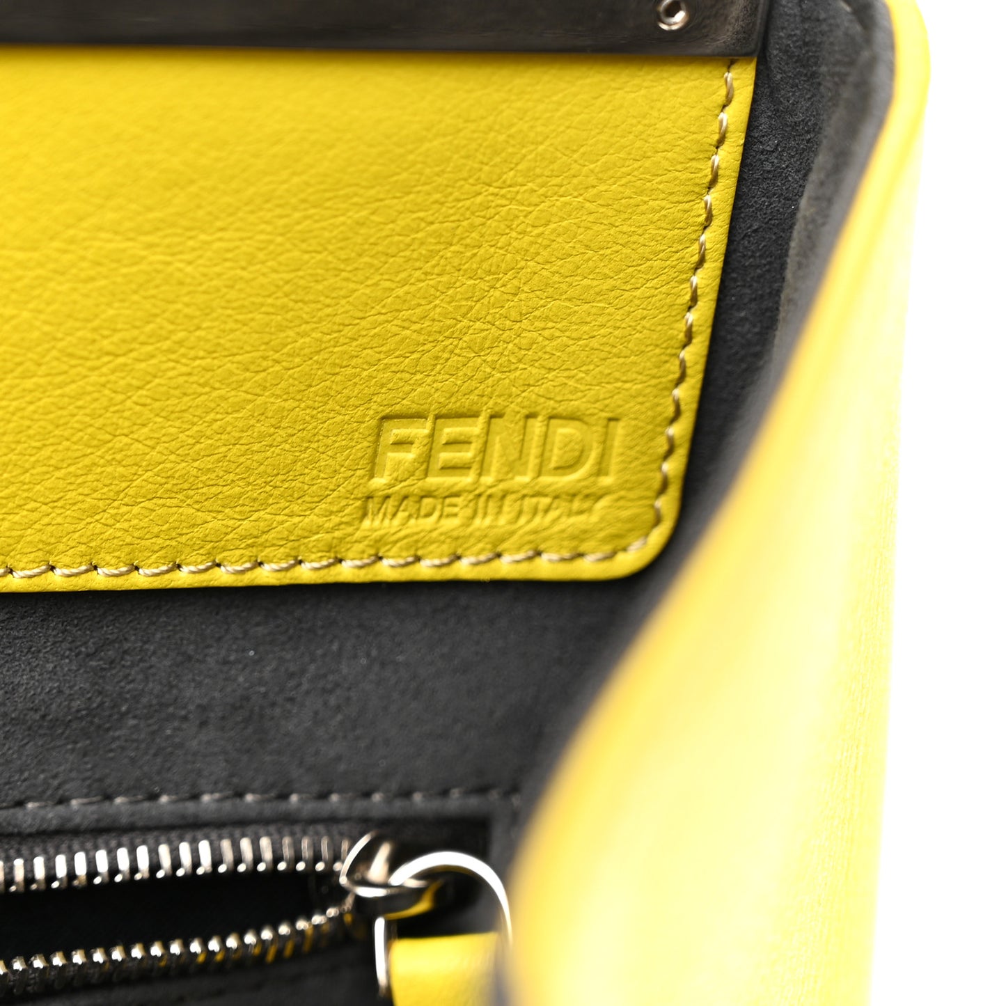 Vitello Calf Hair Crocodile Embossed Large 3Jours Tote Sunflower Cedro