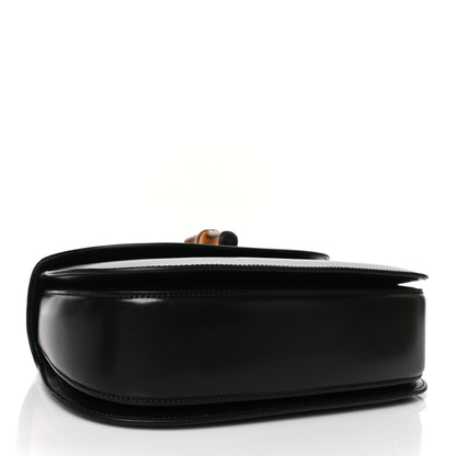 Gucci Boarded Dyana Lux Calfskin Web Medium Bamboo 1947 Top Handle Bag Black 3 of 8