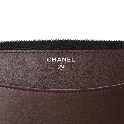 Chanel Caviar Quilted Large Zip Around Organizer Wallet Black 6 of 9