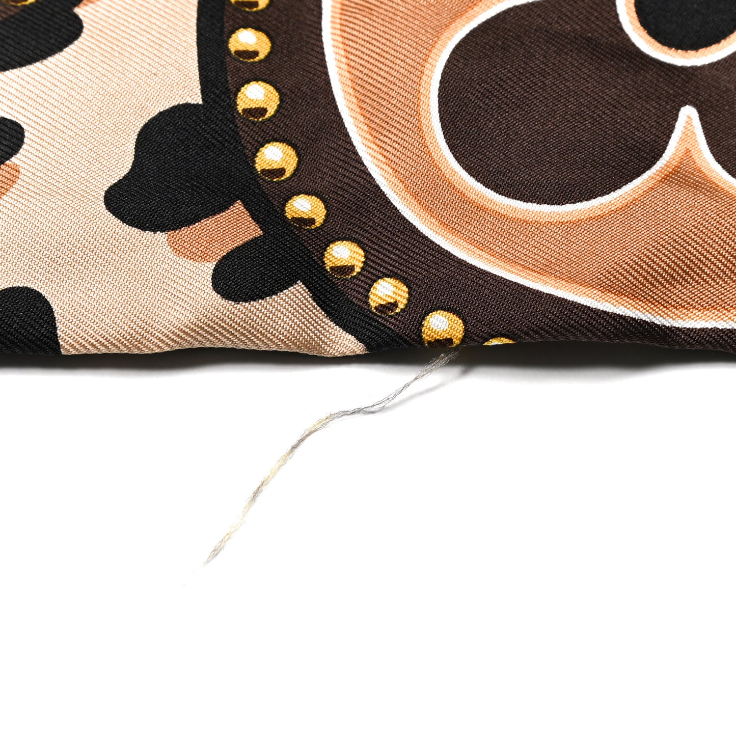 Silk Monogram LV World Bandeau Brown