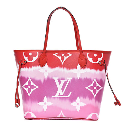 Louis Vuitton Monogram Escale Neverfull MM Rouge 1 of 10
