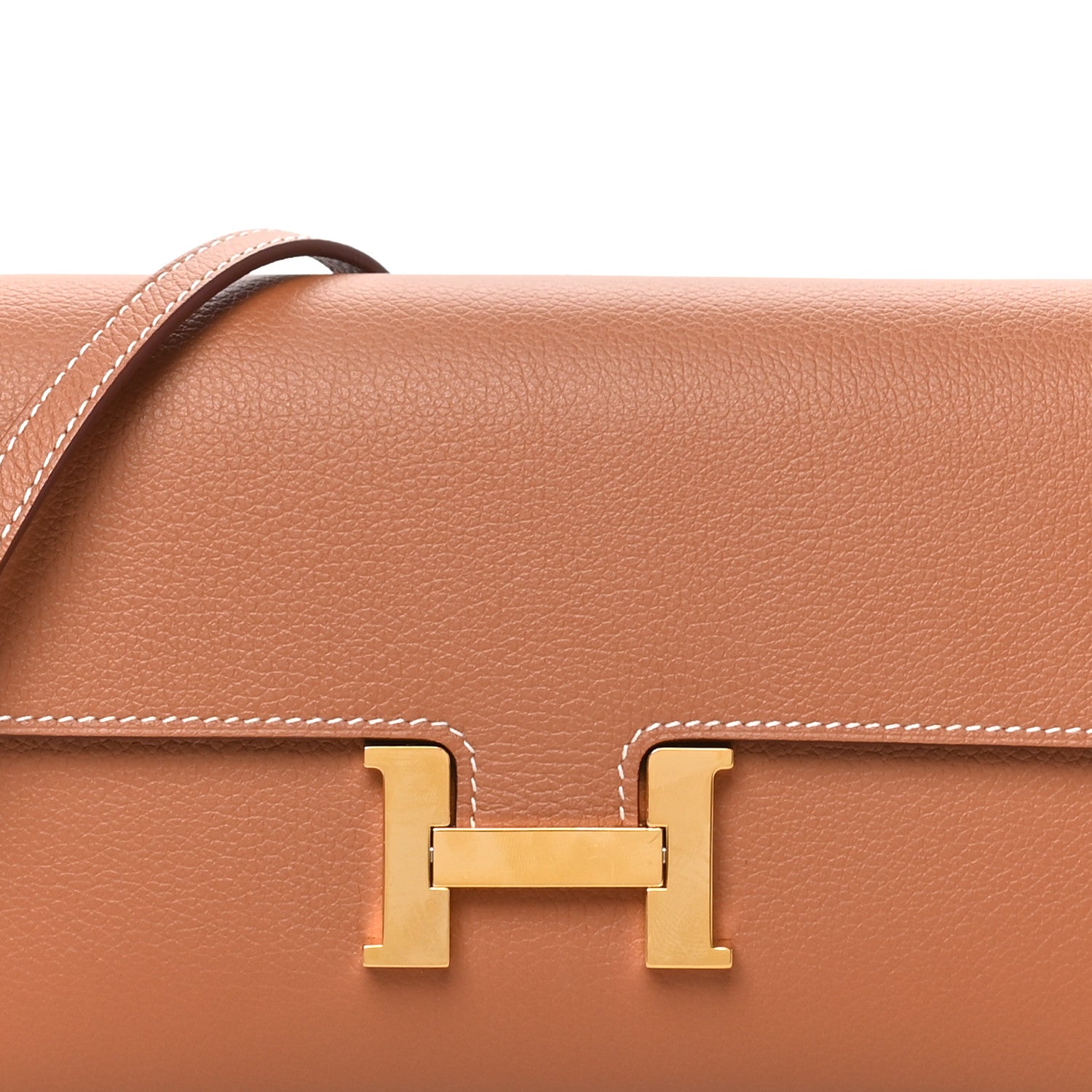 Hermes Evercolor Constance Wallet To Go Gold 7 of 10