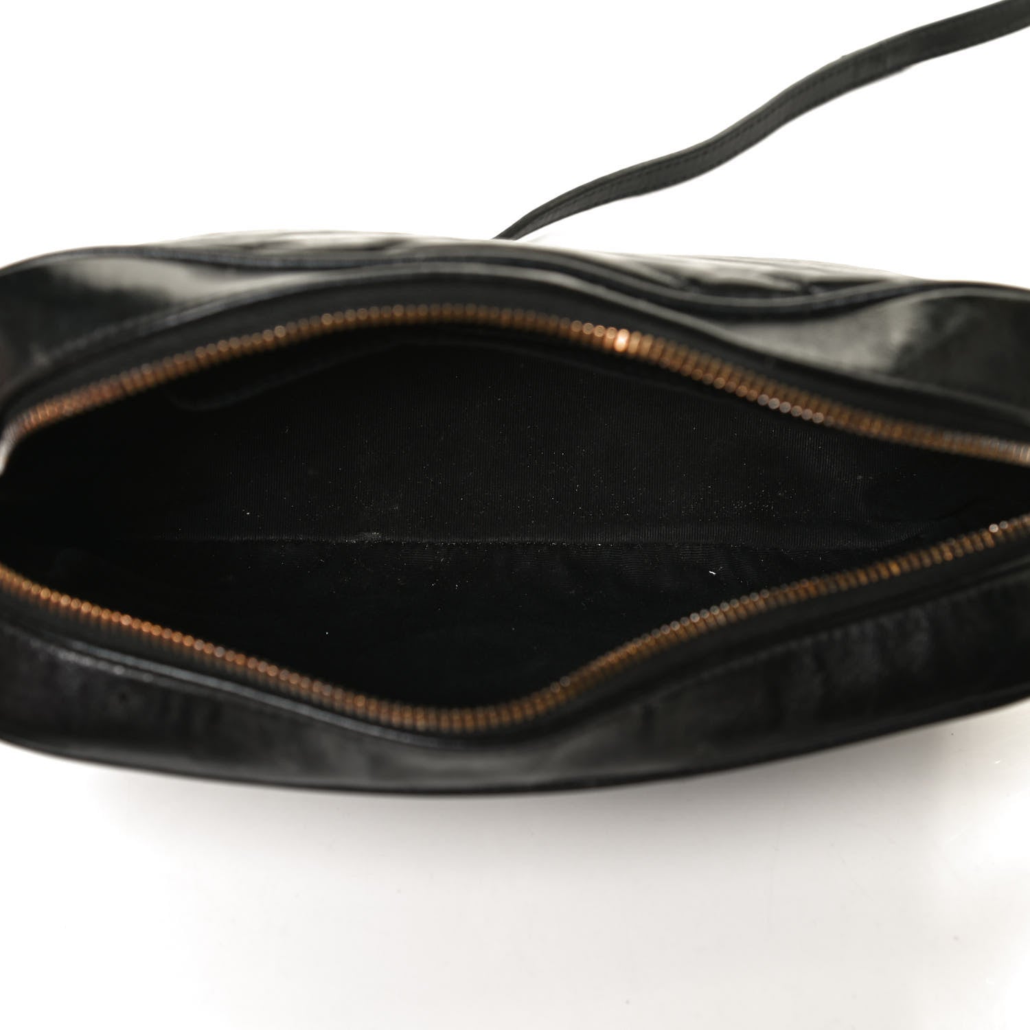 Saint Laurent Calfskin Matelasse Monogram Lou Camera Bag Black 5 of 17