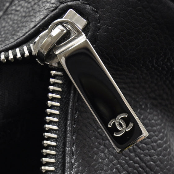 Chanel Caviar Square Stitched Large Tote Black 1 of 1