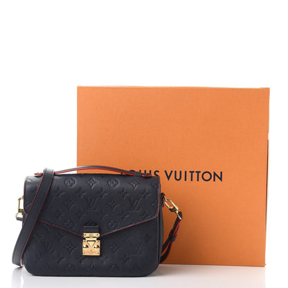 Louis Vuitton Empreinte Pochette Metis Marine Rouge 9 of 9