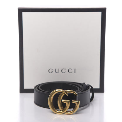 Gucci Calfskin Double G 30mm Belt 90 36 Black 6 of 6