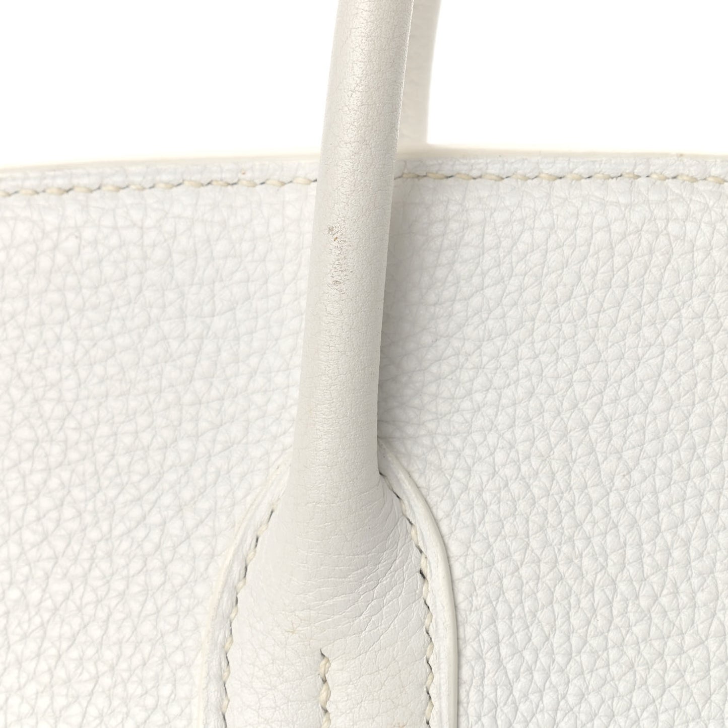 Taurillon Clemence Birkin 35 White